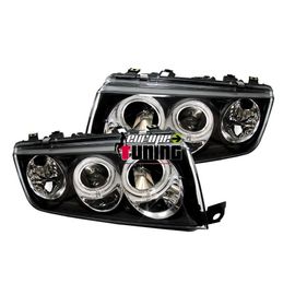 Feux Avants Tuning Angel Eyes Skoda Fabia Noirs