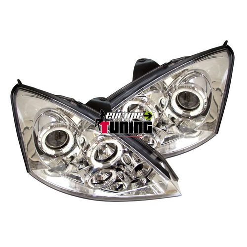 Phares Angel Eyes Ford Focus Chrom Apres 2001