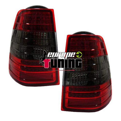 Feux Tuning Led Rouges Noirs Mercedes W124 Break