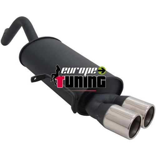 Pot Echappement Sport Renault Clio 3 2x76mm