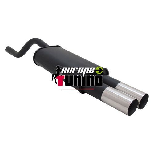 Pot Echappement Sport Clio 98-2005 2x76mm Rond