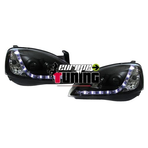 Phares Devil Eyes Noirs Tuning Opel Corsa C