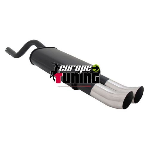 Pot Echappement Sport Clio 98-2005 2x76mm Dtm