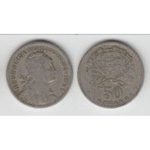 Portugal = Pièce De 50 Centavos De 1931