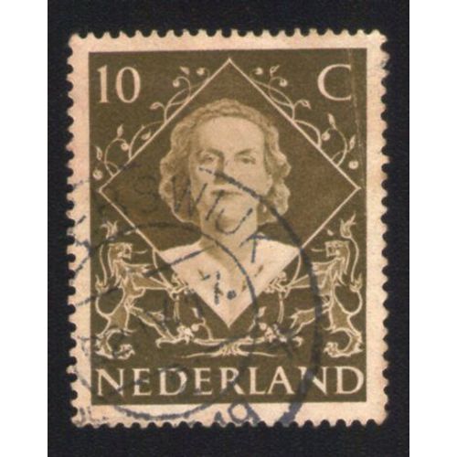 Pays Bas 1948 Oblitération Ronde Used Stamp Queen Reine Juliana Nl 497