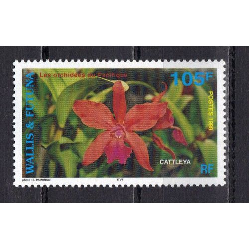 Wallis Et Futuna 1998 : Flore : Fleur : L'orchidée Du Pacifique : Cattleya - Timbre 105 F. Neuf **