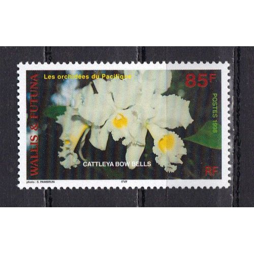 Wallis Et Futuna 1998 : Flore : Fleur : L'orchidée Du Pacifique : Cattleya Bow Bells - Timbre 85 F. Neuf **