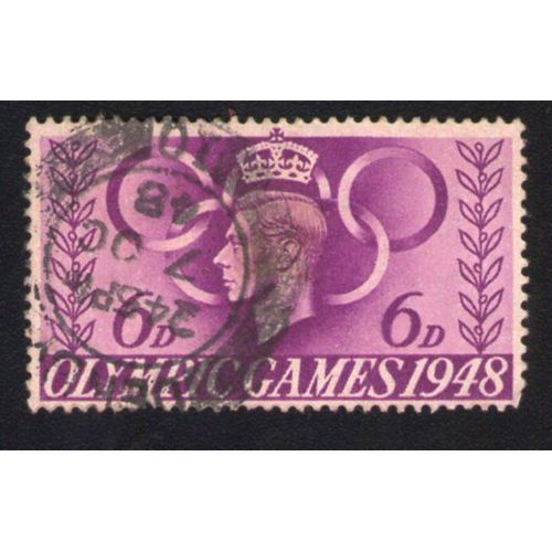 Royaume Uni 1948 Oblitération Ronde Used Stamp King Roi George Vi Jeux Olympiques