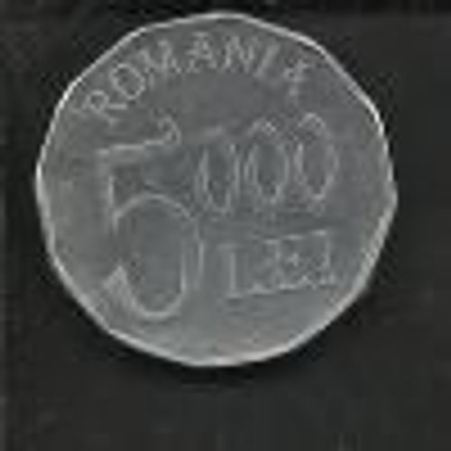 Roumanie (Romania)  = Pièce De 5000 Lei, De 2002, En Aluminium.