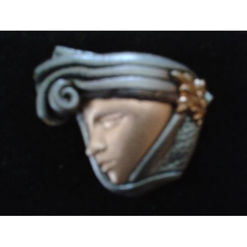 Broche Touareg En Cuir
