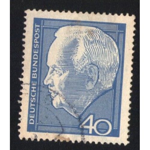 Allemagne 1964 Oblitération Ronde Used Stamp Réélection Du Président Heinrich Lübke