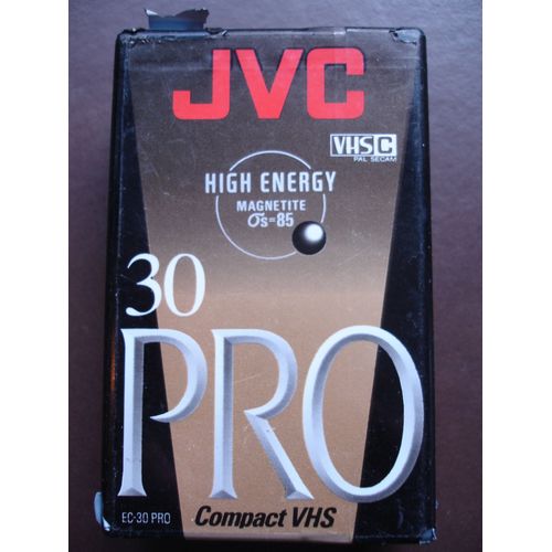 Cassette vidéo VHS-C JVC EC-30 Pro