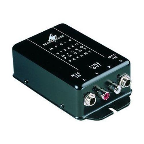 Monacor MPR-6 - Pré-amplificateur - noir