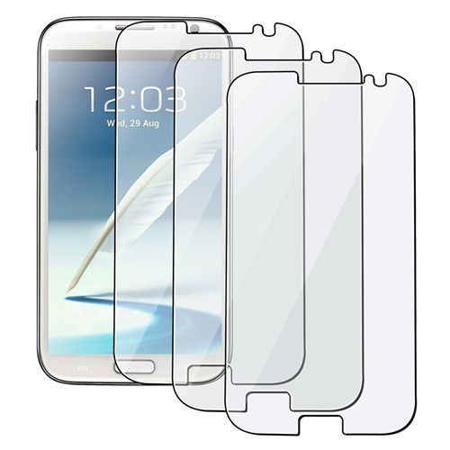 Lot 3x Film Ecran Protecteur Protection Lcd Pour Samsung Galaxy Note 2 Ii N7100