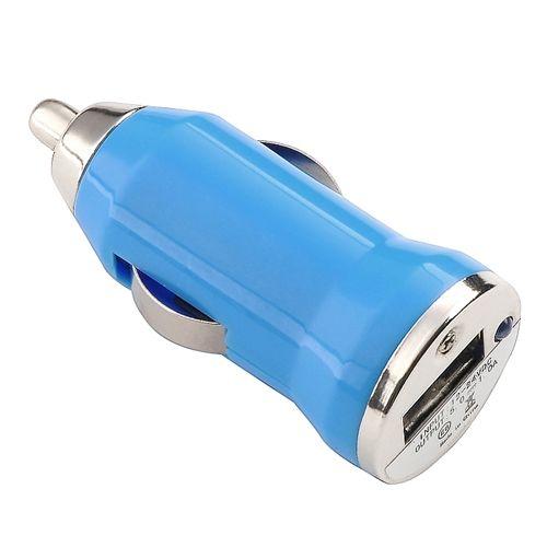 Mini Chargeur Voiture Auto Adaptateur Bleu Pour Samsung Wave S8500 2 S8530