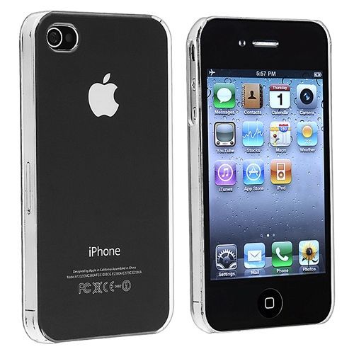 Insten® Coque Étui Housse De Protection Cristal Transparent Pour Apple Iphone 4/4s