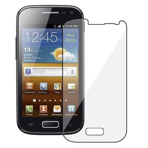 3x Transparent Reutilisable Ecran Protecteur Pour Samsung Galaxy Ace 2 Ii I8160