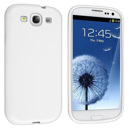 Insten® Protection Housse Coque Blanc Étui Souple Pour Samsung Galaxy S3 I9300