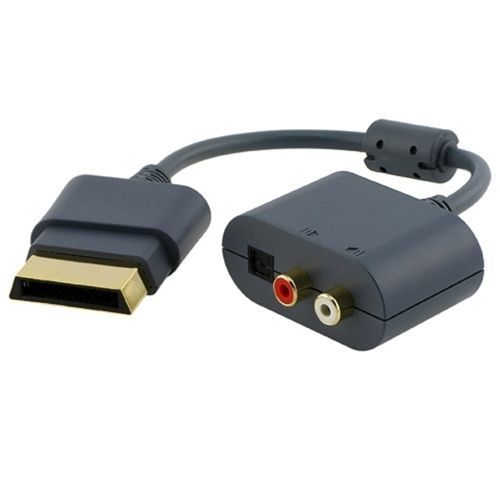 Insten® Câble Adaptateur Convertisseur Audio Rca L/R Rouge/Blanc Et Toslink Pour Microsoft Xbox 360 Et Xbox360 Slim (Gaming Jeux Vidéo)