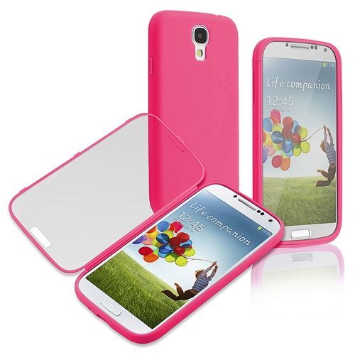 Livre Style Housse Etui Coque Gel Pour Samsung Galaxy S Iv S4 I9500 I9505,Rose