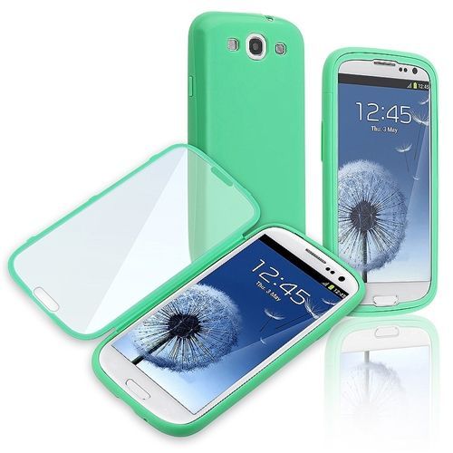 Insten® Book Tpu Housse Étui Coque Pour Samsung Galaxy S3 I9300 4g I9305, Vert/Clair