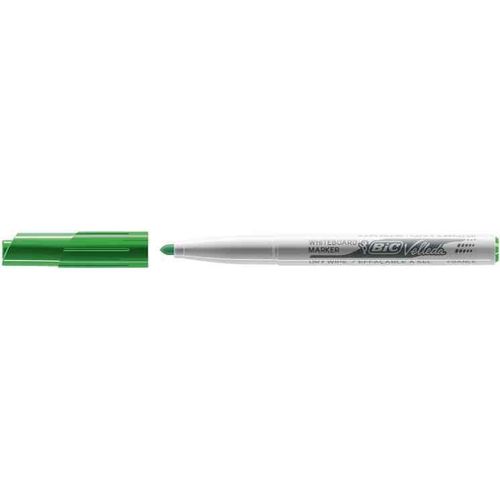Bic Lot De 6 Marqueurs Tableaux Blancs 1741 Velleda Medium Vert