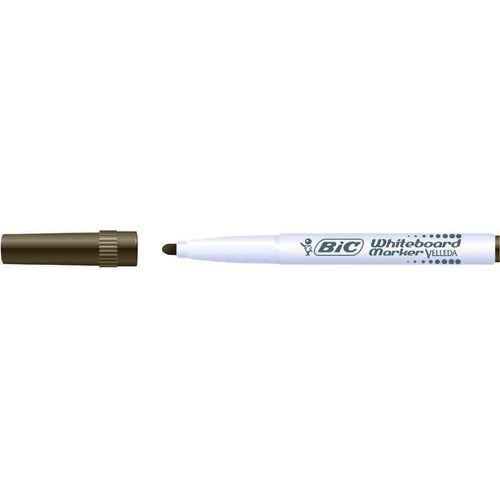 Bic Lot De 6 Marqueurs Tableaux Blancs 1741 Velleda Medium Noir
