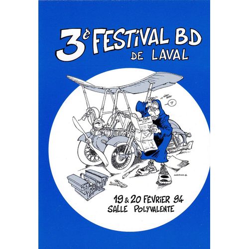 Carte Postale Maester Festival Bd Laval 1994 (Soeur Marie Thérése Des Batignolles)