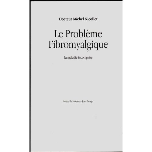 Le Problème Fibromyalgique