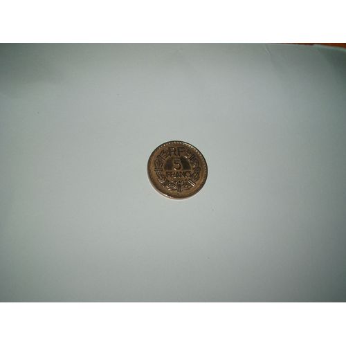 Piece De 5 Francs Bronze France / Annee 1946.
