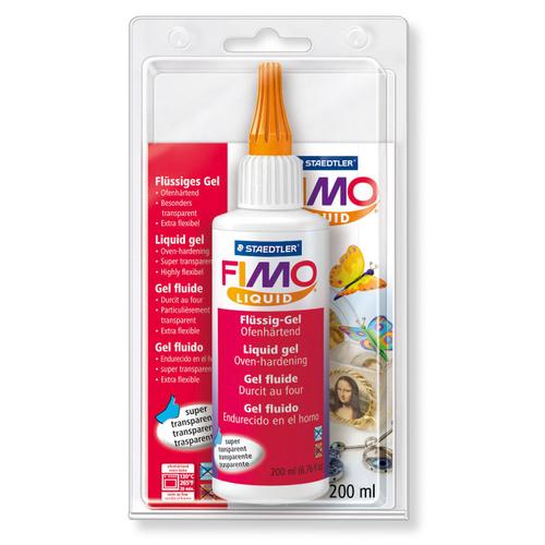 Fimo Gel Dècoratif Liquid, Transparent, Durcit Au Four,200ml