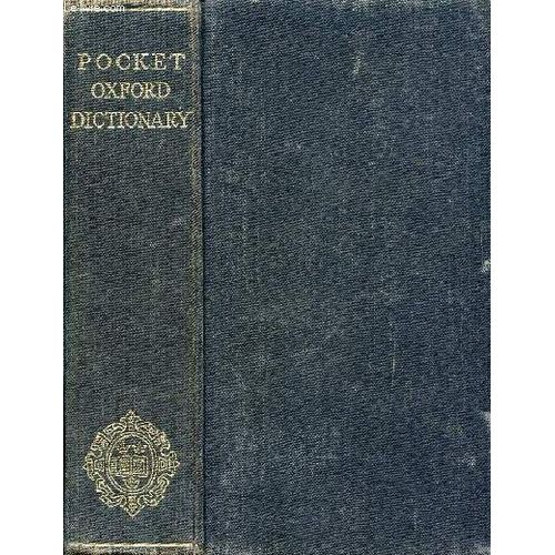 The Pocket Oxford Dictionary Of Current English