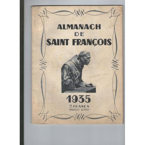 Almanach De Saint Francois 1935