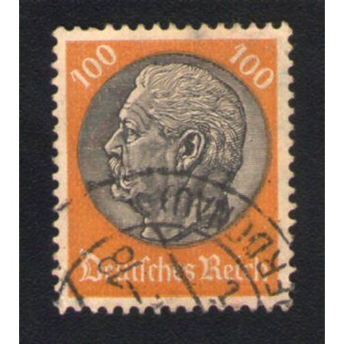 Allemagne 1933 Oblitéré Rond Used Stamp Président Paul Von Hindenburg 100 Pfennig