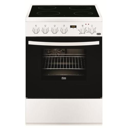 Faure FCV6530CWA - Cuisinière - pose libre - largeur : 60 cm - profondeur : 60 cm - hauteur : 86.8 cm - avec système auto-nettoyant - classe A - blanc