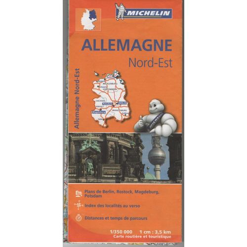 Carte Michelin Allemagne Berlin Et Nord-Est 542