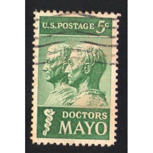 Etats Unis 1964 Oblitéré Used Stamp Médecine Doctors William And Charles Mayo
