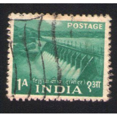 Inde 1955 Oblitéré Used Stamp Barrage De La Vallée De Damodar Dam