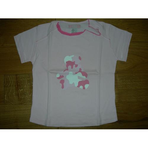 T-Shirt Lulu Castagnette Rose Taille 14 Ans/162