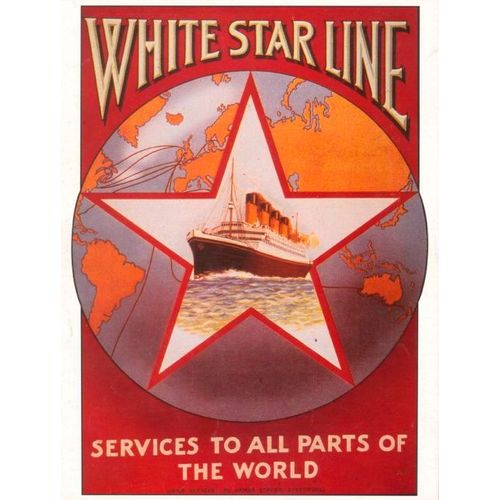 Affiche White Star Line