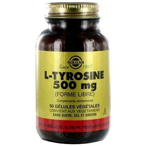 L-Tyrosine 500 Mg - 50 Gélules 