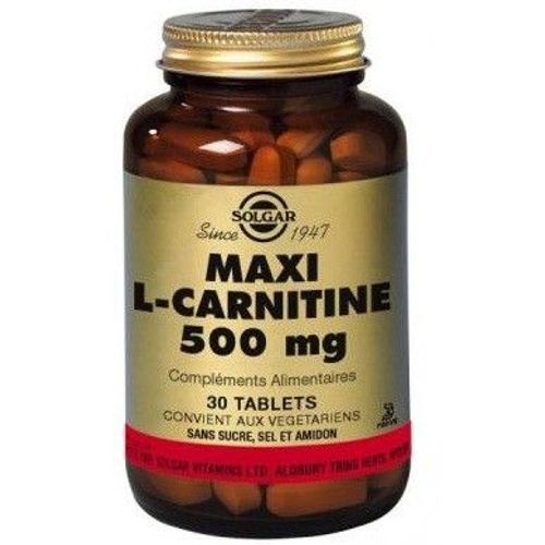 L-Carnitine Maxi 500 Mg  - 30 Capsules 