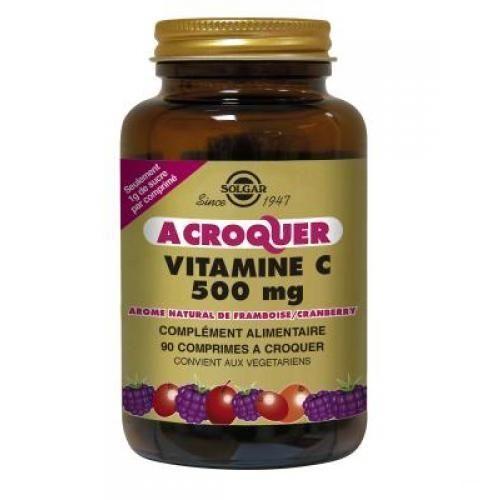 Vitamine C 500 Framboise À Croquer (90 Comprimés) 