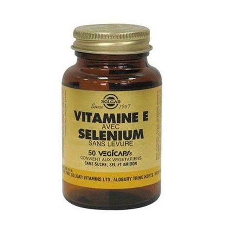 Vitamine E Et Sélénium - 50 Gélules Végétales 