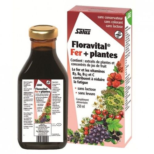 Floravital Fer + Plantes Sans Gluten  - 250 Ml 