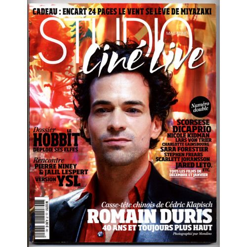 Studio Ciné Live 55 Hobbit Romain Duris Freres Larrieu Carrie Scarlett Johansson Jared Leto Scorsese