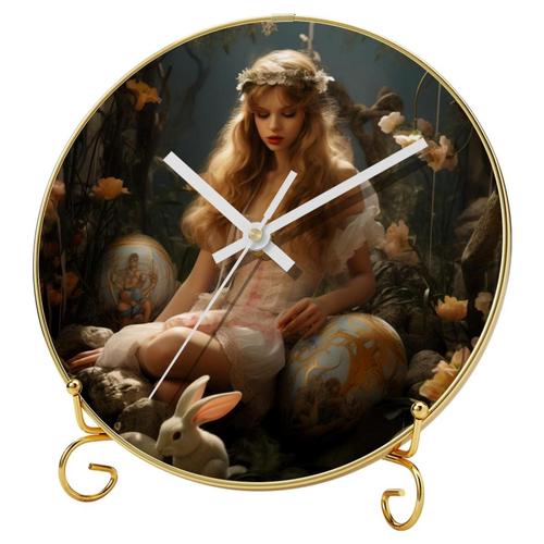 Horloge murale élégante de style ange, montre moderne 184