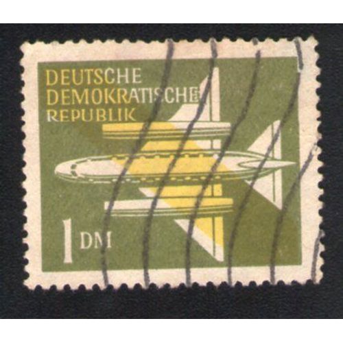 Allemagne 1957 Oblitéré Used Stamp Rda Avion Airmail Poste Aérienne