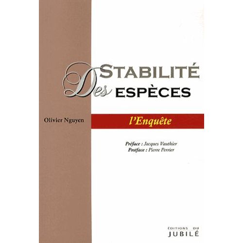 Stabilité Des Espèces - L'enquête