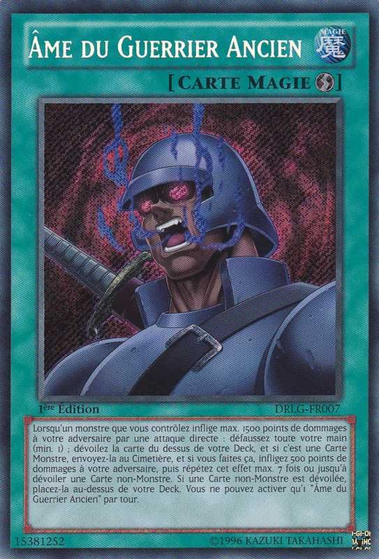 Âme Du Guerrier Ancien Drlg-Fr007 Yu-Gi-Oh ! Dragons De Légende